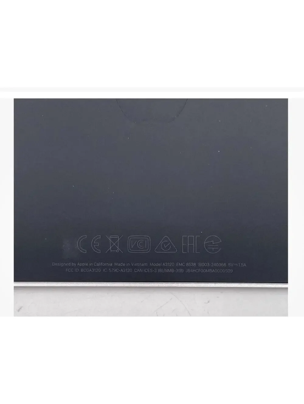 Apple Magic Trackpad Black Multi-Touch Surface A3120